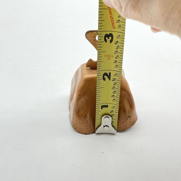 Vintage‎ MCM Brass Service Bell Handheld Call Bell Bar Pub Man Cave Decor Patina - Picture 8 of 10